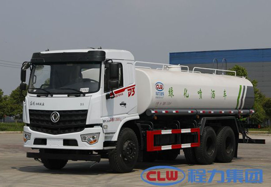國六東風(fēng)專底后雙橋20立方灑水車